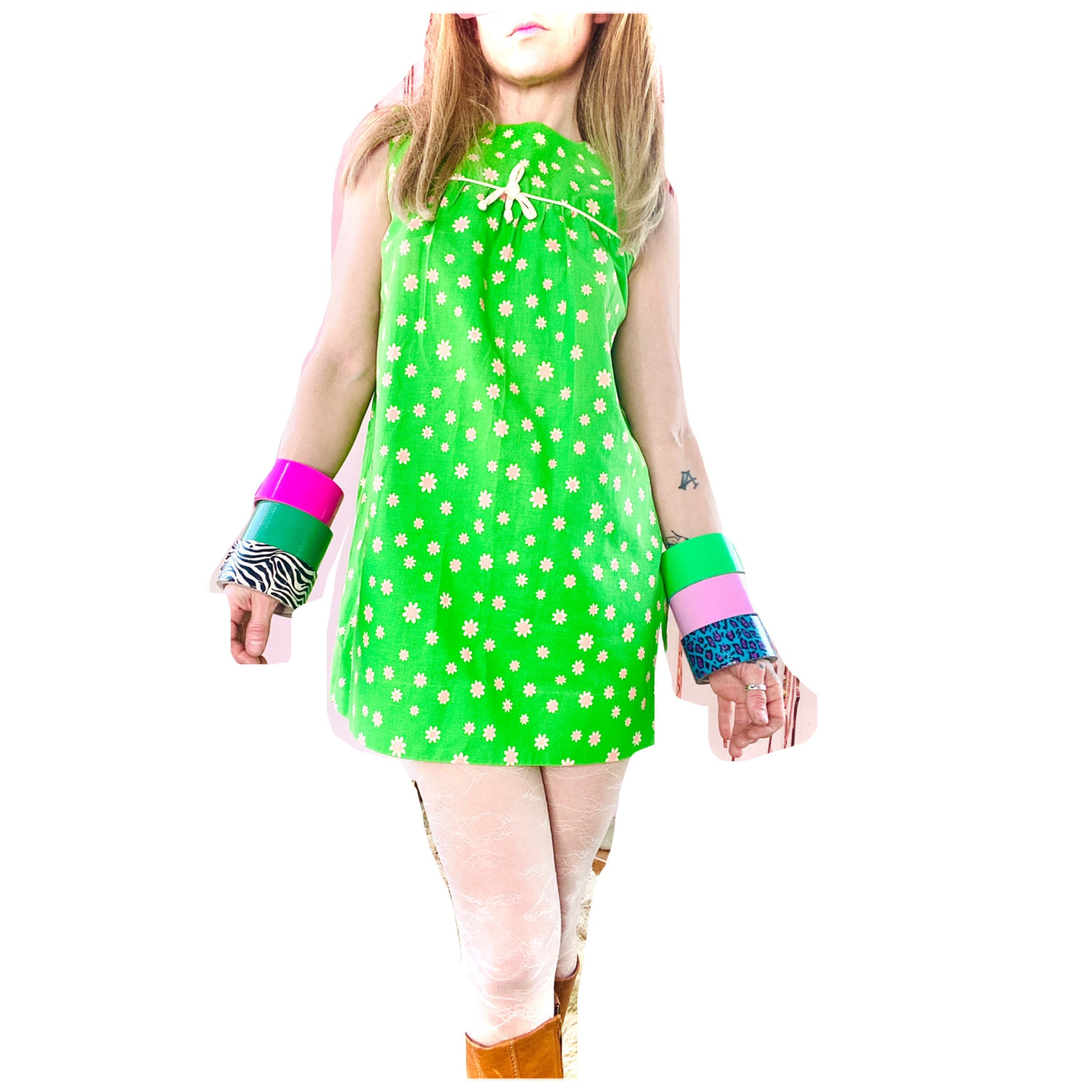 Vintage 60s psychedelic mod micro mini dress BEST IN SHOW – LUXURYJONES