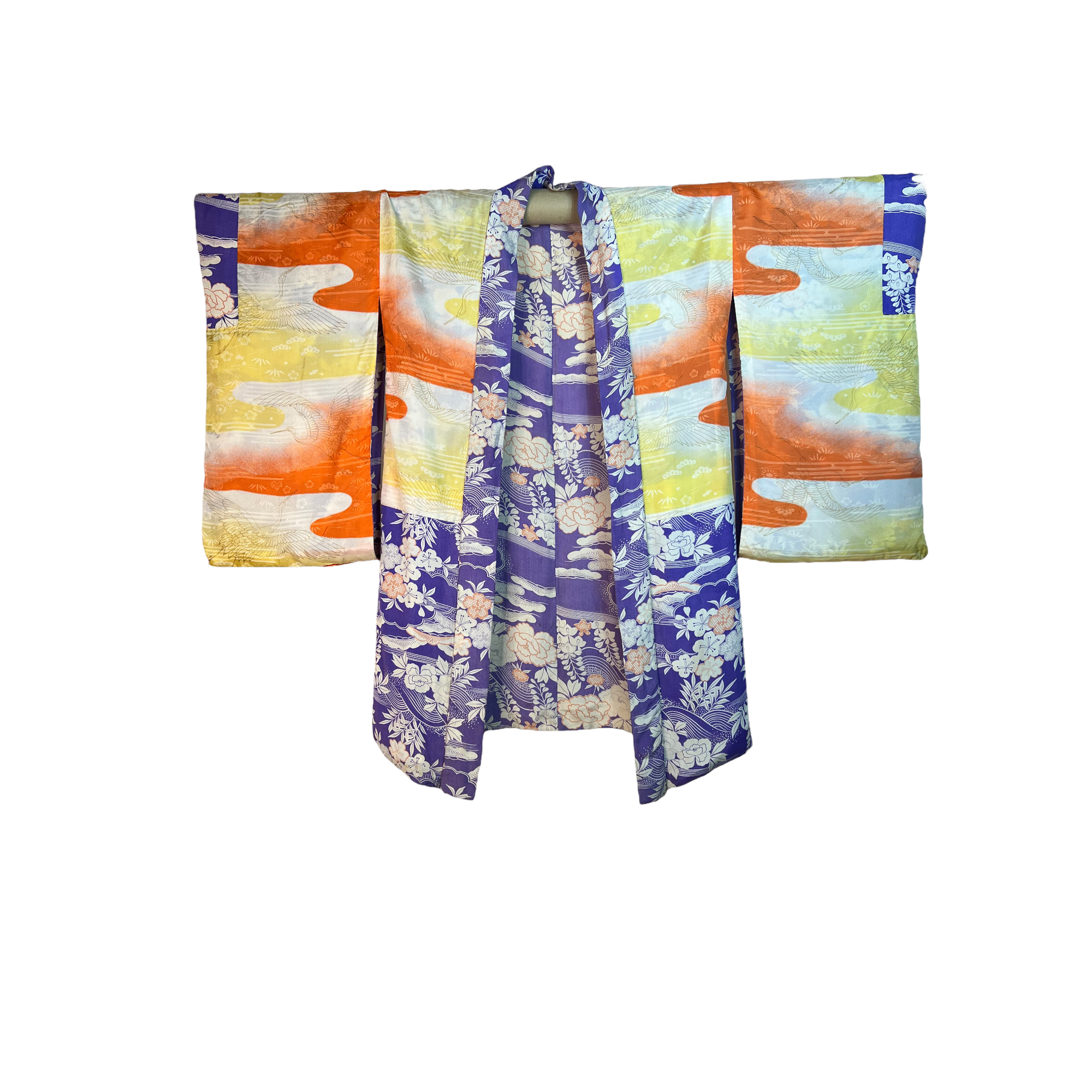 Vintage 60's sickening silk reversible kawaii af kimono